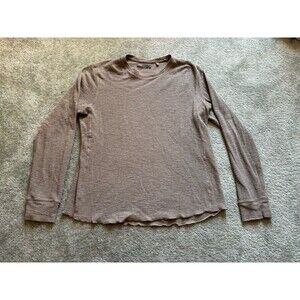Vince Long Sleeve Casual Brown Thermal Women’s Size XXL 100% Cotton